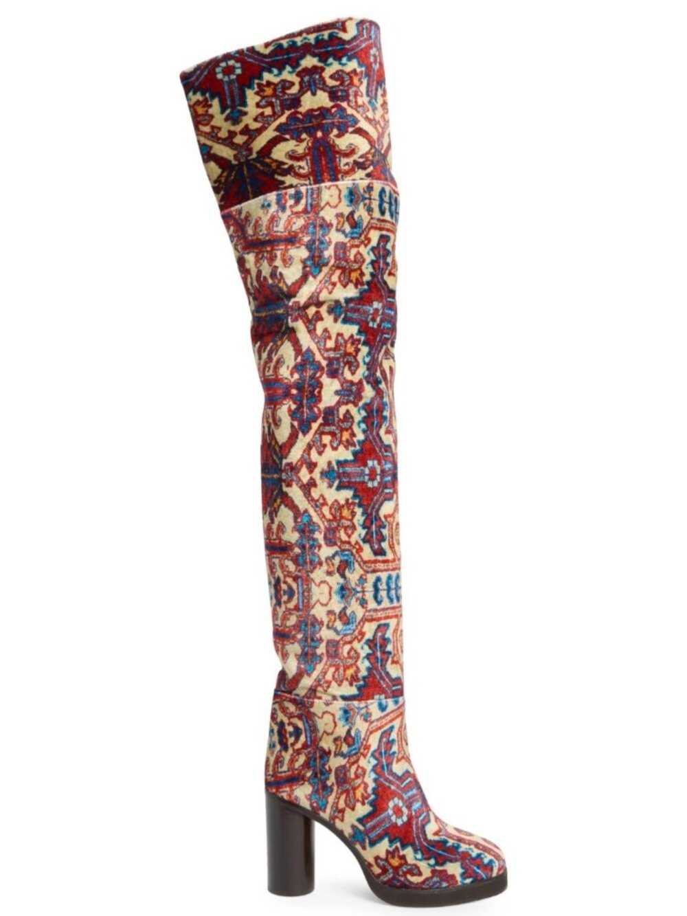 Isabel Marant Lurna Women's Thigh High Tapestry Boots Size 36 / US 6 - Italy - Picture 3 of 6
